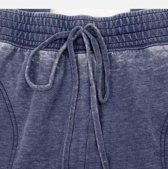 Free People Cozy Cool Girl Lounge Pants, Dark Sapphire Blue, BNWT - Picture 4 of 9